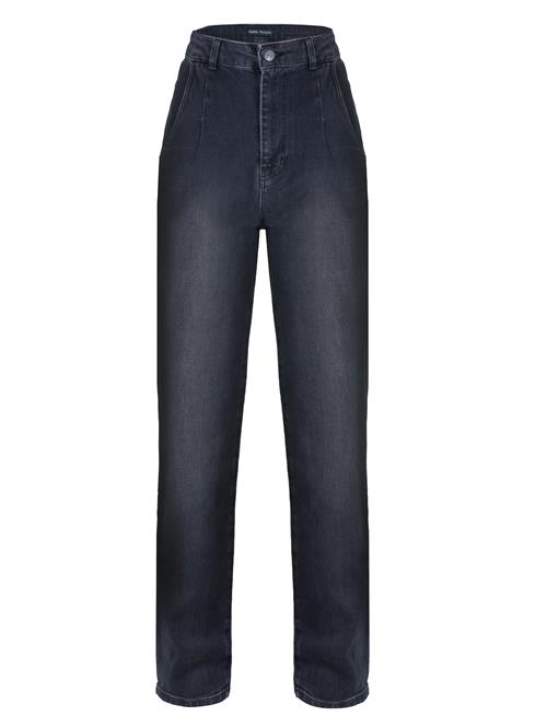 WEM Fashion Jeans med lægfolder  grey denim