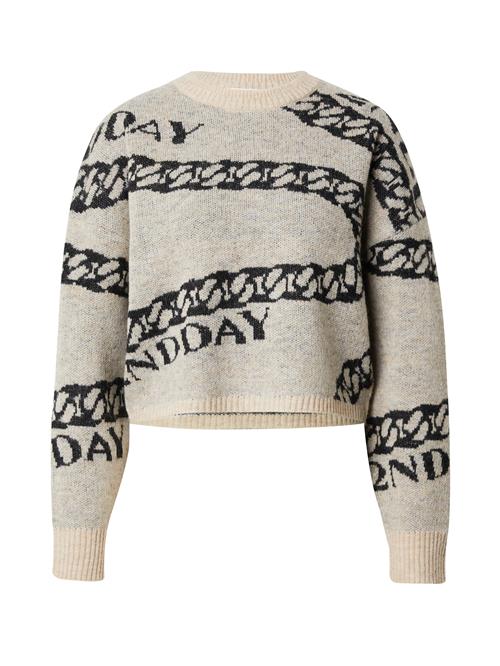 Se 2NDDAY Pullover  lysebeige / grå-meleret / sort ved About You