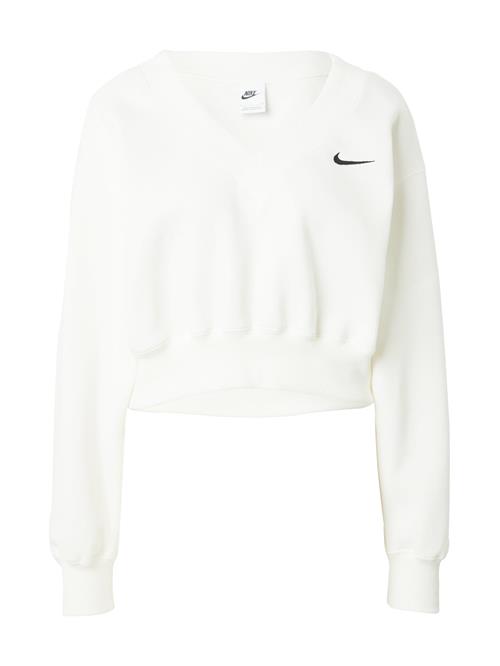 Se Nike Sportswear Sweatshirt 'Phoenix Fleece'  creme / sort ved About You