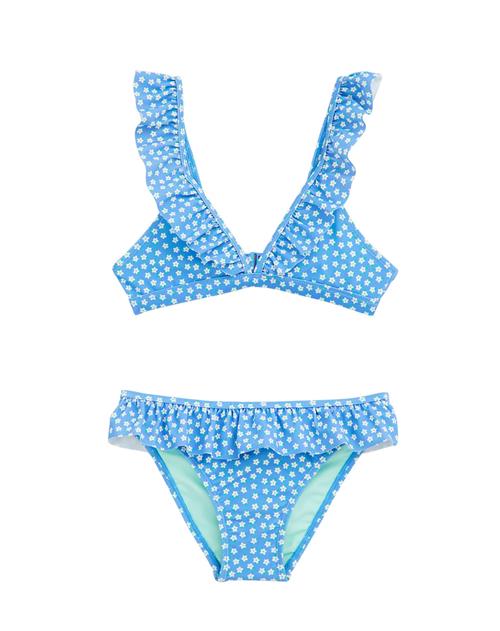 Se WE Fashion Bikini  pastelblå / grøn / hvid ved About You