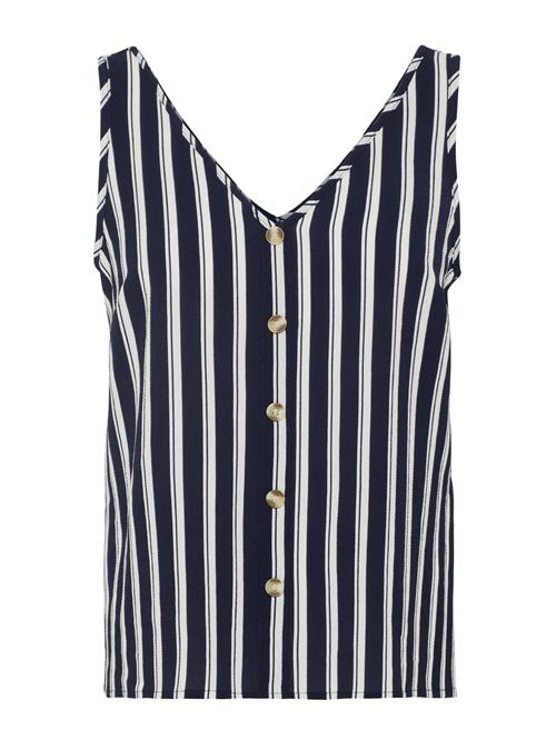 VERO MODA Bluse  navy / hvid