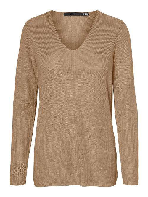 Se VERO MODA Pullover 'NEWLEXSUN'  mørkebeige ved About You