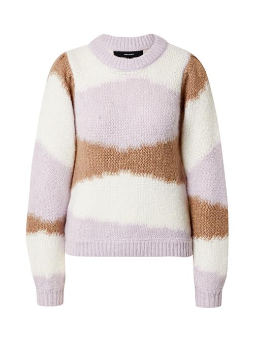 VERO MODA Pullover  beige / brun / lilla