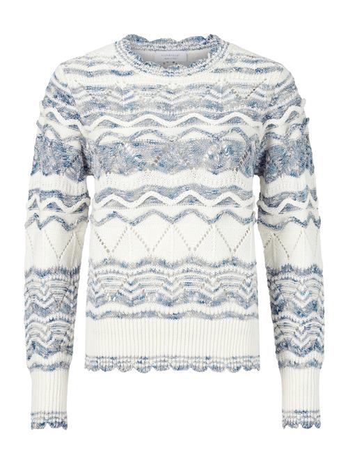 Rich & Royal Pullover  blå-meleret / hvid