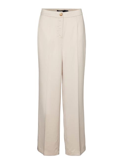 Se VERO MODA Bukser med fals 'Uvita'  lysebeige ved About You