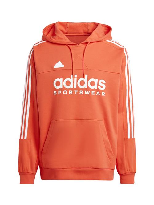 Se ADIDAS SPORTSWEAR Sportsweatshirt 'House of Tiro'  orange / hvid ved About You