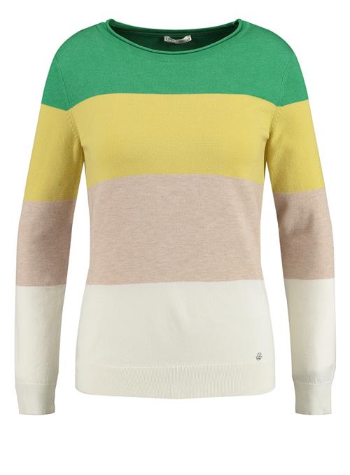 Se Key Largo Pullover 'BEVERLEY'  beige-meleret / gul / grøn ved About You