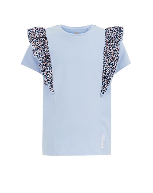 WE Fashion Bluser & t-shirts  lyseblå / laks / sort / hvid