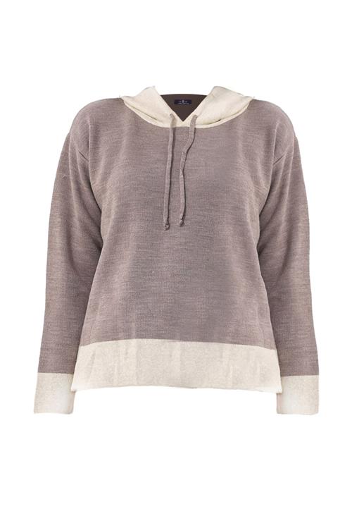 Jimmy Sanders Pullover  creme / lysebrun