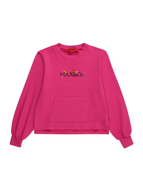 Se MAX&Co. Sweatshirt  gul / grøn / mørk pink / sort ved About You