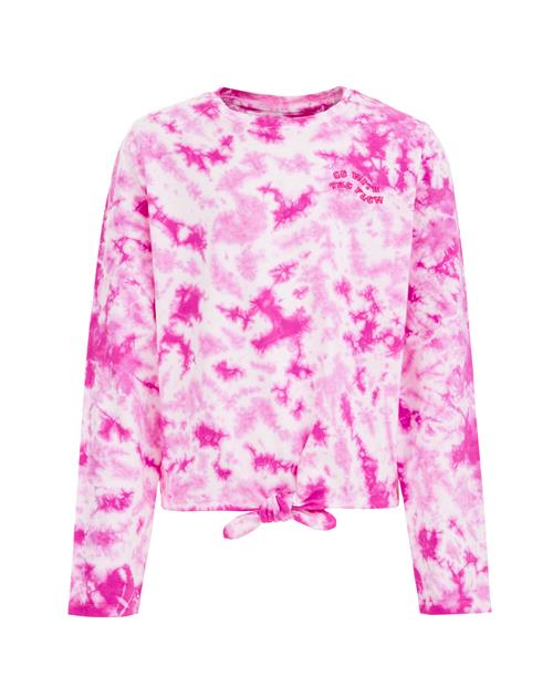 WE Fashion Bluser & t-shirts  lyserød / neonpink / hvid