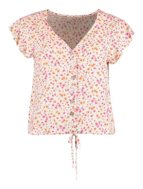 Hailys Bluse 'Ar44isa'  grøn / orange / pink / offwhite