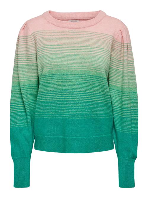 Se ONLY Pullover 'SUNRISE'  jade / græsgrøn / lys pink ved About You