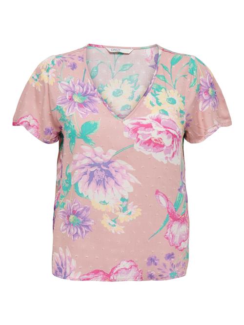 Se ONLY Bluse 'PARIS'  lilla / lyserød / gammelrosa ved About You