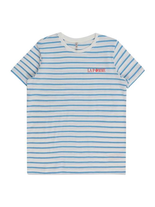 Se KIDS ONLY Bluser & t-shirts 'KOGBONE'  himmelblå / melon / hvid ved About You