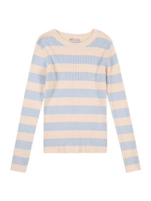 Se KIDS ONLY Pullover 'KOGKAROL'  nude / lyseblå ved About You