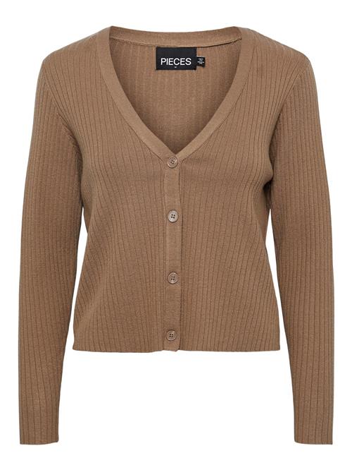 PIECES Cardigan 'Crista'  sepia