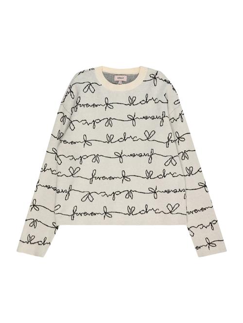 KIDS ONLY Pullover 'KOGEVERLY'  taupe / sort