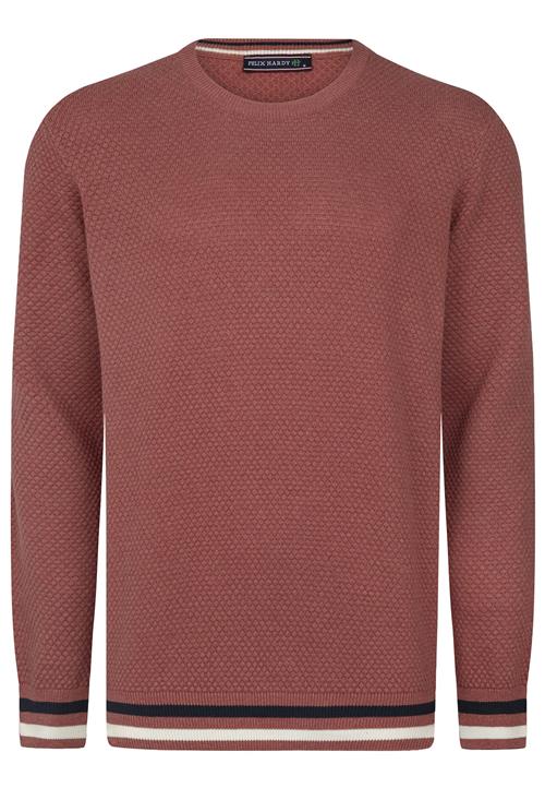 Se Felix Hardy Pullover  mørk pink / sort / hvid ved About You