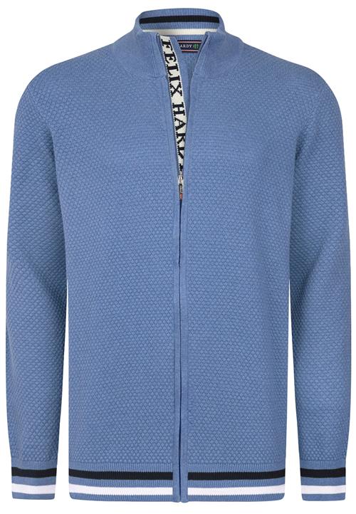 Felix Hardy Cardigan  indigo / sort / hvid