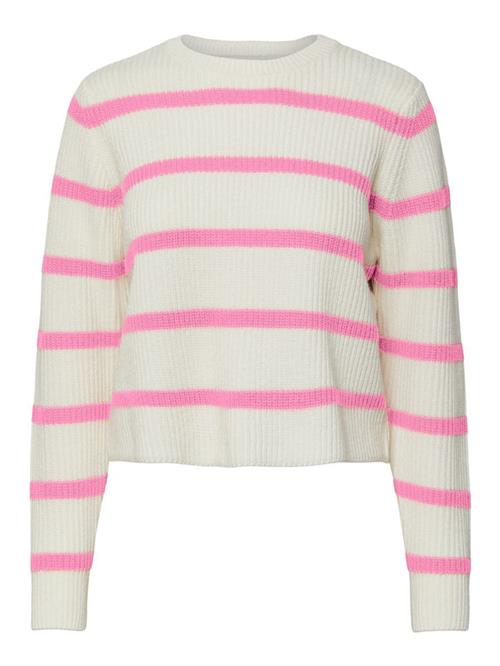 Se PIECES Pullover  pink / naturhvid ved About You