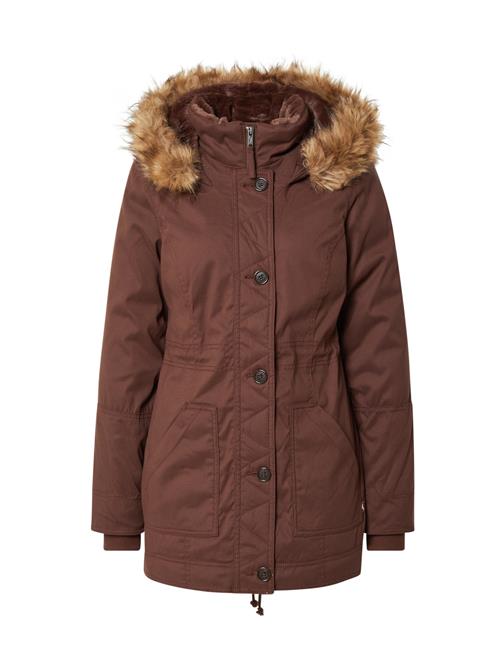 HOLLISTER Vinterjakke  beige / kastaniebrun