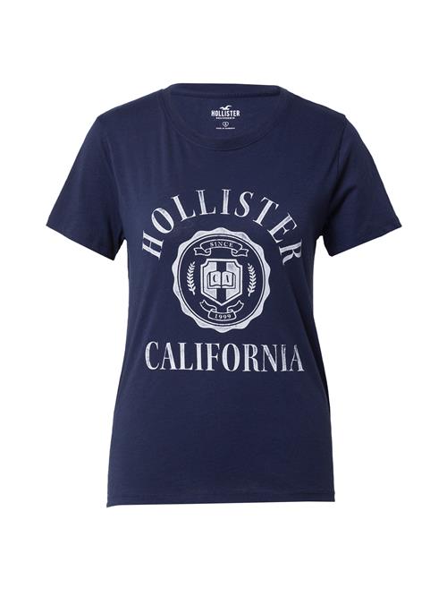 HOLLISTER Shirts  navy / hvid