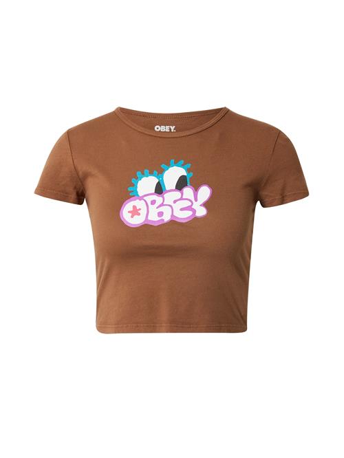 Obey Shirts  turkis / khaki / orkidee / hvid