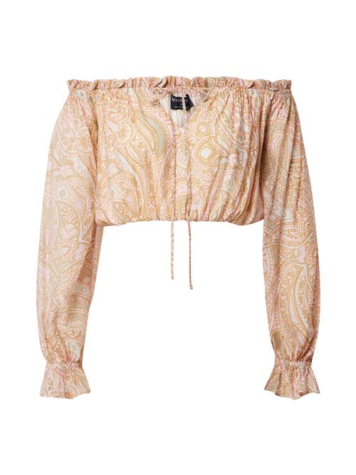 Se MINKPINK Bluse 'CATALINA'  beige / orange / lyserød ved About You