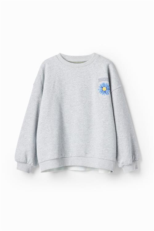 Desigual Sweatshirt 'Daisy'  blå / sort