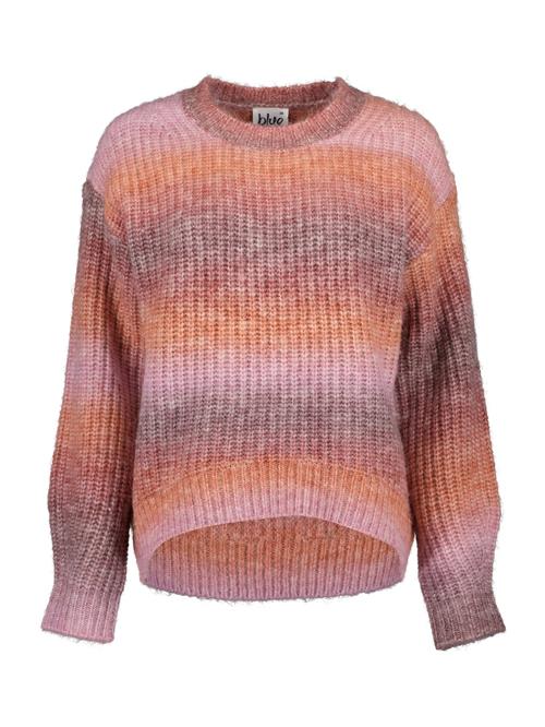 Se BLUE SEVEN Pullover  rustbrun / bær / lys pink ved About You