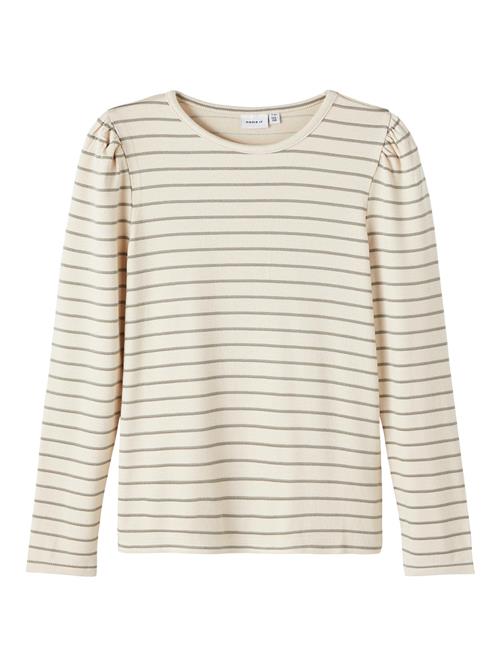 NAME IT Bluser & t-shirts 'Tebel'  beige / hvid