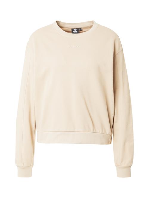 Hummel Sportsweatshirt 'MT DHYANI'  beige / hvid