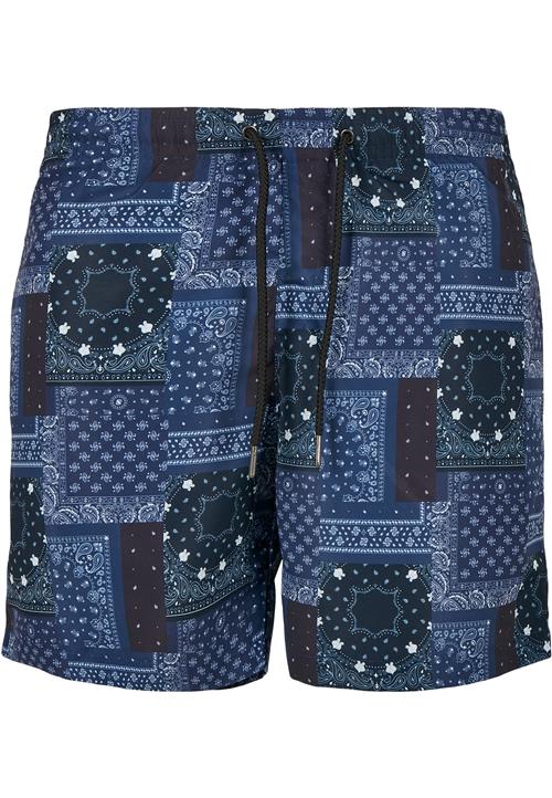 Urban Classics Badeshorts  navy / lyseblå / mørkeblå / hvid