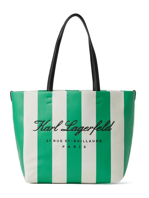 Karl Lagerfeld Shopper  jade / sort / hvid