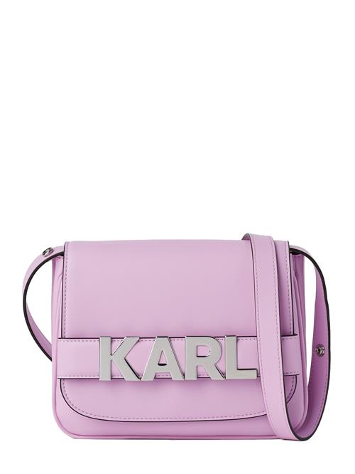 Karl Lagerfeld Skuldertaske  lavendel / sølv