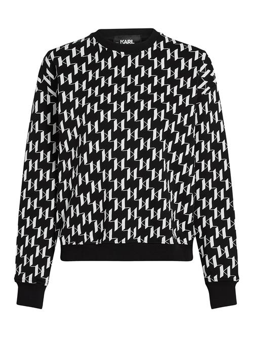 Se Karl Lagerfeld Sweatshirt  sort / hvid ved About You