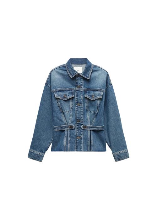 MANGO Overgangsjakke 'Zendaya'  blue denim