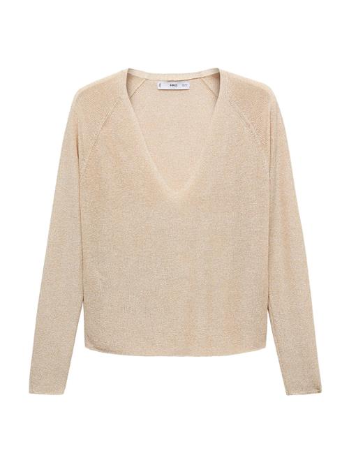 Se MANGO Pullover 'Kling'  nude / guld ved About You