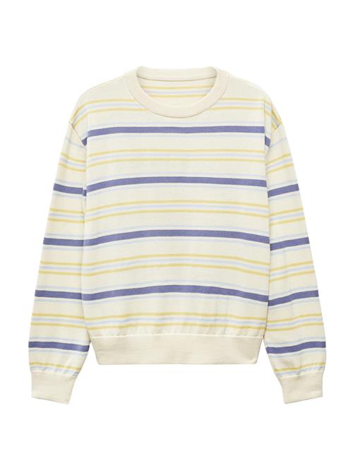 MANGO Pullover 'Virginia'  beige / marin / lyseblå / gul