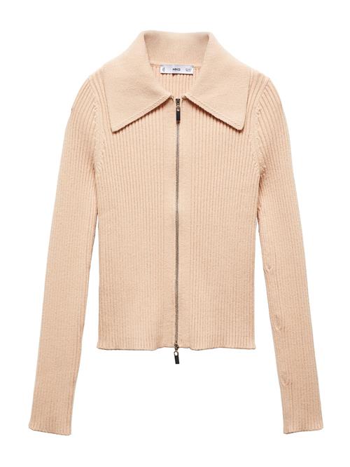 Se MANGO Cardigan  lysebeige ved About You