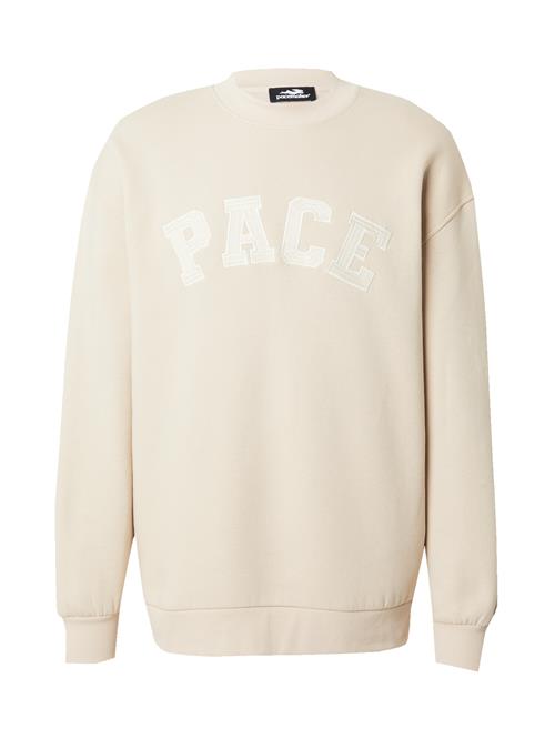 Pacemaker Sweatshirt 'Karim'  beige / hvid