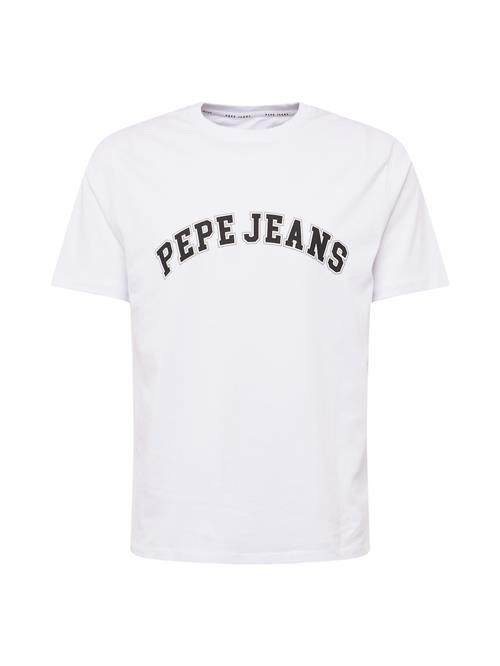 Se Pepe Jeans Bluser & t-shirts 'Clement'  sort / hvid ved About You