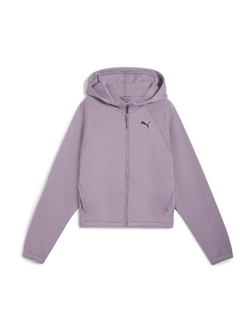 PUMA Sportssweatjakke 'MOTION'  lavendel / sort