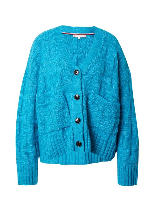 TOMMY HILFIGER Cardigan  cyanblå