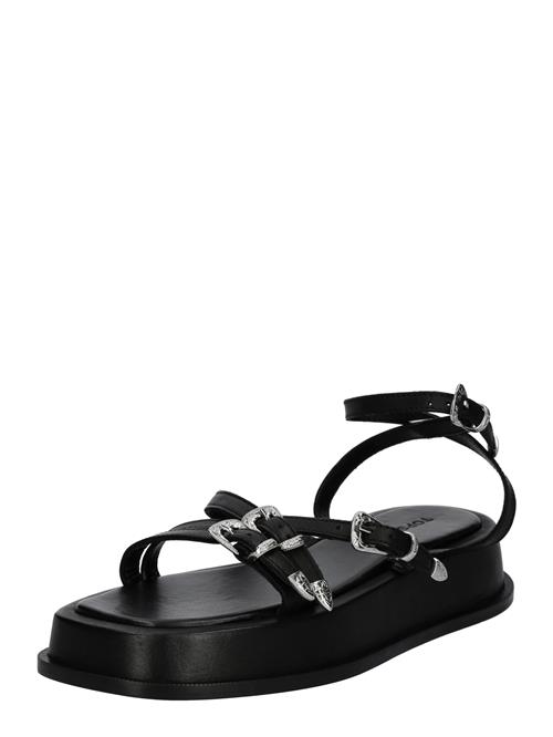 TOPSHOP Sandaler med rem 'Kayla'  sort / sølv