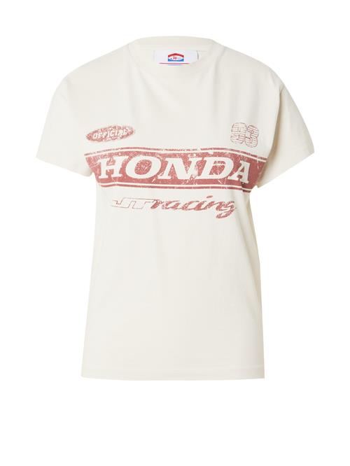 Se TOPSHOP Shirts 'License Honda'  ecru / oxid ved About You