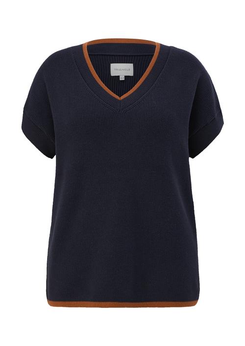 TRIANGLE Pullover  navy / brun