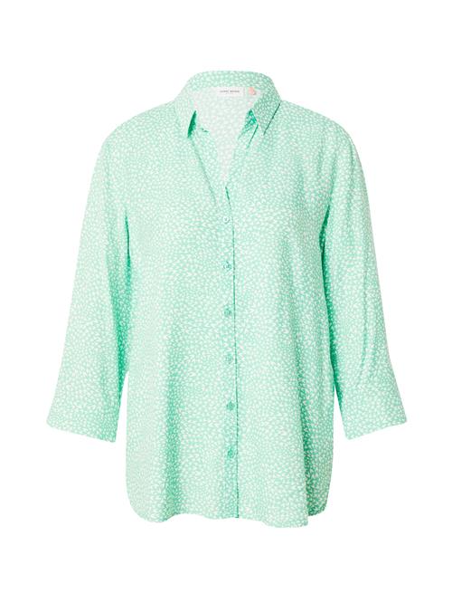 Se GERRY WEBER Bluse  lysegrøn / hvid ved About You