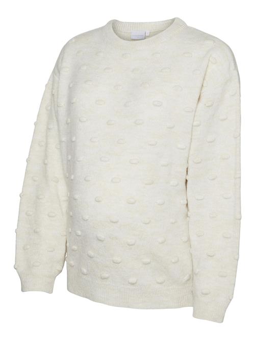 Se MAMALICIOUS Pullover 'MLRobin'  pastelgul / lysegrå ved About You